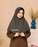 طیف رنگی کرم مقنعه کرپ قد ۹۰