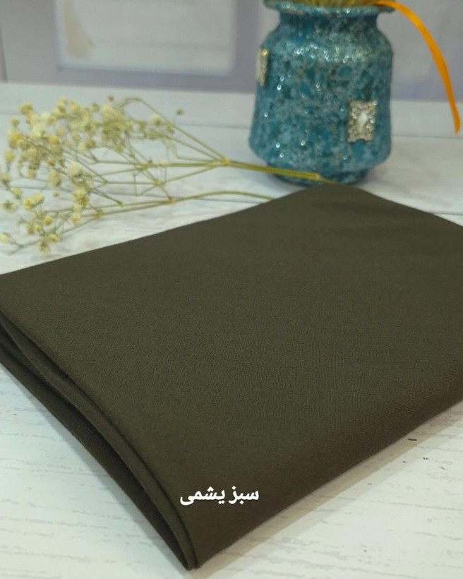 طیف رنگی سبز مقنعه نخی با قد ۹۰ متوسط
