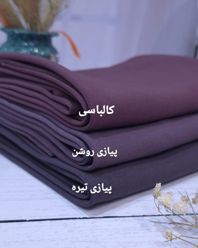 💖رنگبندی جدید مقنعه کرپ با قد ۱۰۰ بلند💖